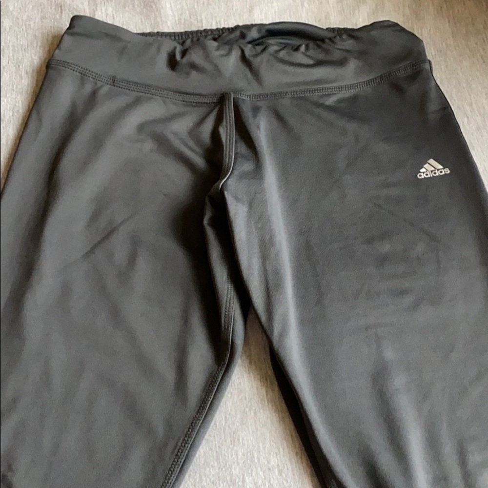 Adidas grey work out Capri leggings